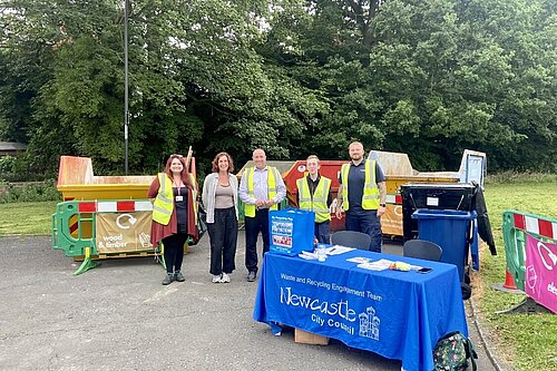 Deborah and the Recycling Engagement Team