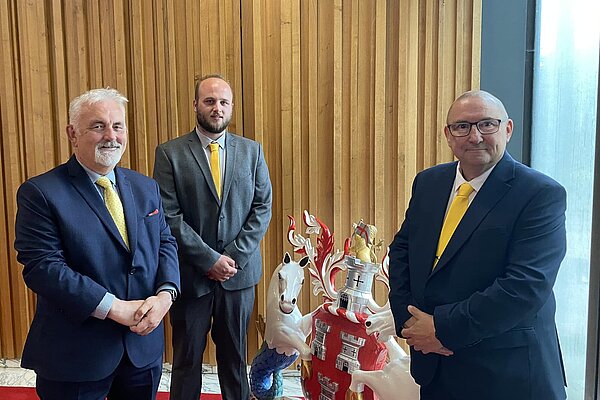Peter, Rob & John at Civic Centre