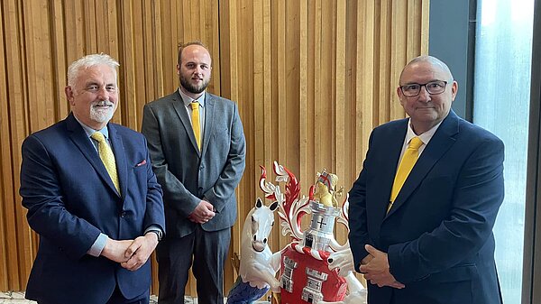 Peter, Rob & John at Civic Centre