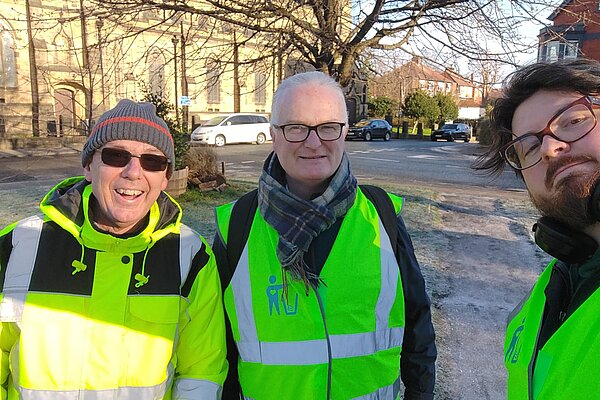 Litter pick in Jesmond Vale