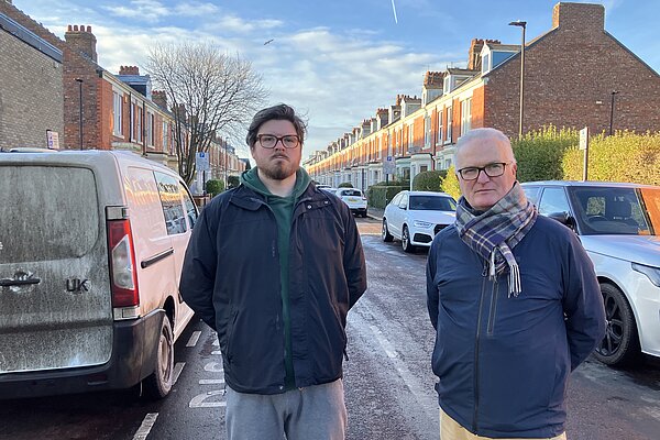 James & Philip in Sunbury Avenue