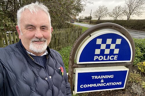 Peter Lovatt at Police HQ