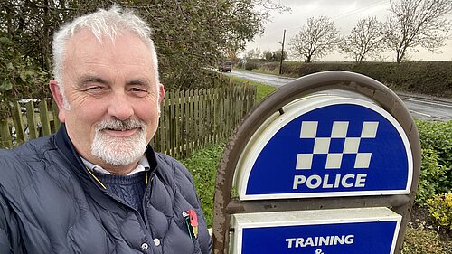 Peter Lovatt at Police HQ