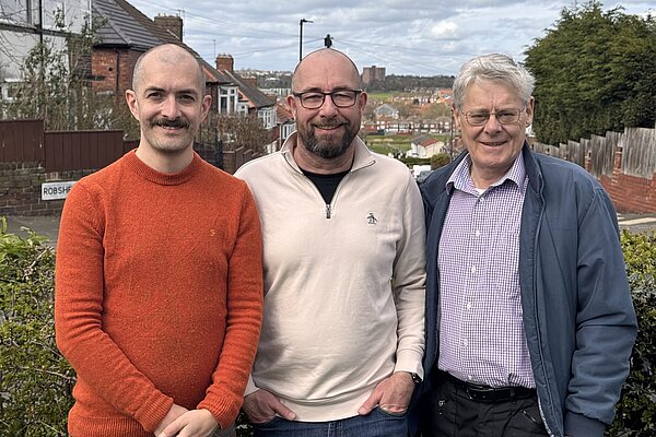 Councillors Owen Burbidge, PJ Morrissey and Mark Mitchell