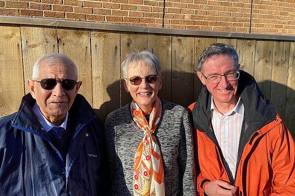 Mohammad, Barbara and John