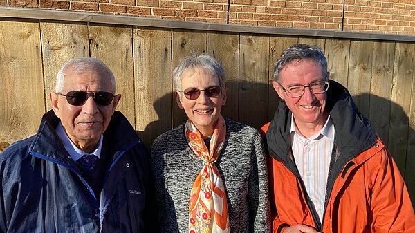 Mohammad, Barbara and John