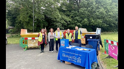 Deborah and the Recycling Engagement Team