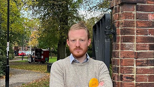 Colin Standing outside of Park