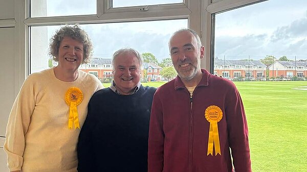 Councillors Wendy Taylor, Henry Gallagher and Steve Psallidas