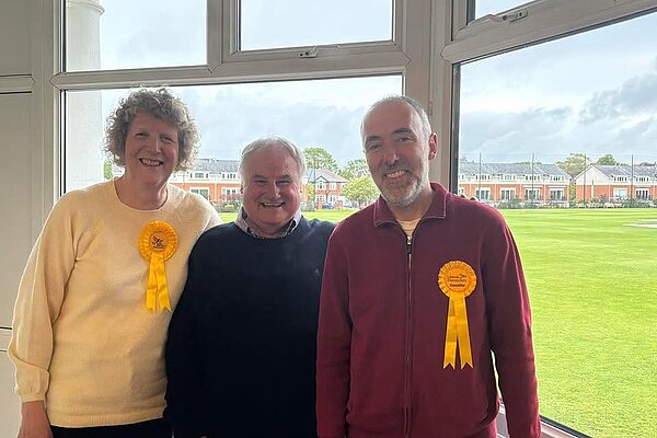 Councillors Wendy Taylor, Henry Gallagher and Steve Psallidas